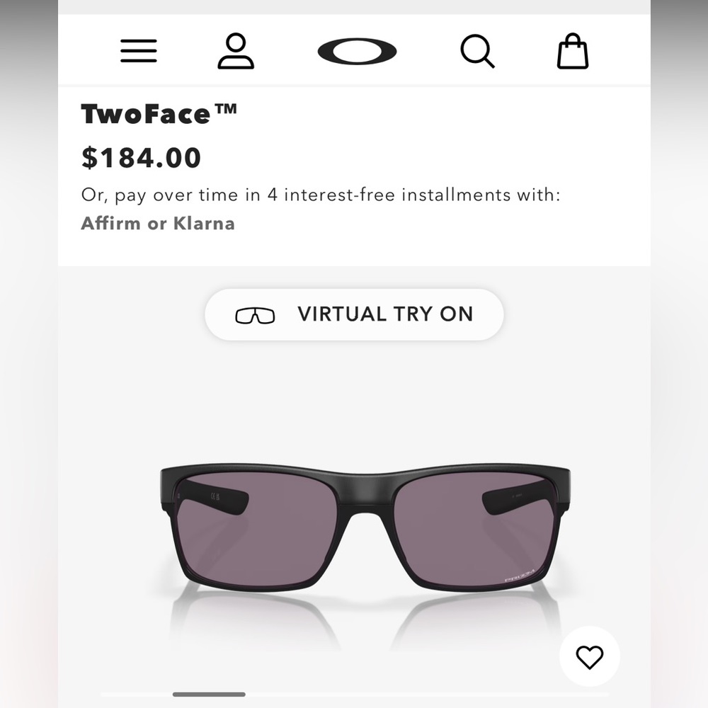 Oakley twoface XL sunglasses